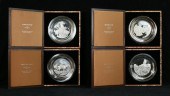 4 FRANKLIN MINT STERLING WESTE