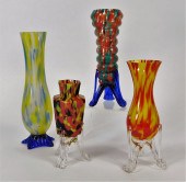 4 FRANZ WELZ BOHEMIAN ART GLAS