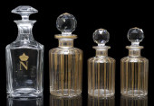 (4) FRENCH BACCARAT PARCEL GIL