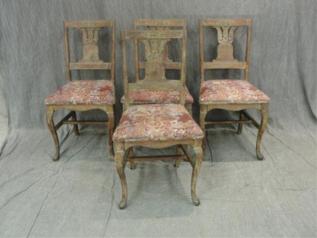 4 French Chairs. From a Park Avenue