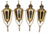 (4) FRENCH CHURCH PROCESSIONAL
