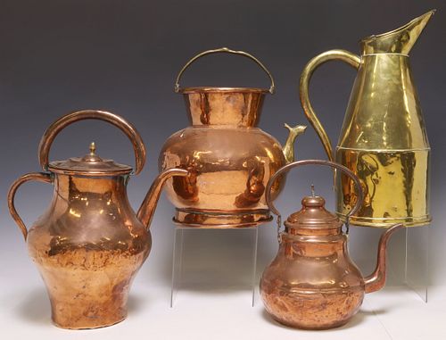(4) FRENCH COPPER &AMP; BRASS HOT