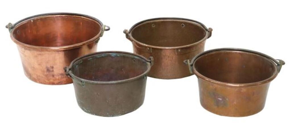 (4) FRENCH COPPER & IRON