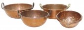 (4) FRENCH COPPER KITCHENWARE