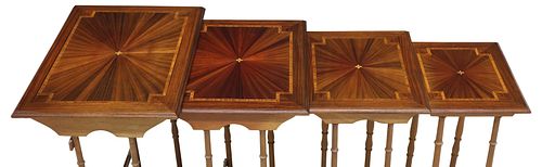 (4) FRENCH CROSSBANDED ROSEWOOD TOP