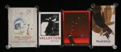 4 FRENCH EXHIBITION POSTERS PI