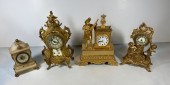 4 FRENCH & GERMAN MANTLE CLOCK