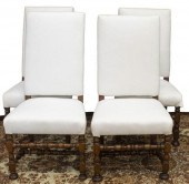 (4) FRENCH LOUIS XIII STYLE HI