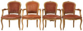 (4) FRENCH LOUIS XV STYLE PINK