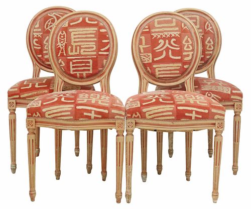 (4) FRENCH LOUIS XVI STYLE