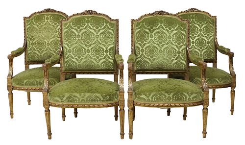 (4) FRENCH LOUIS XVI STYLE