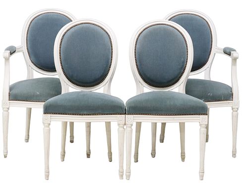 (4) FRENCH LOUIS XVI STYLE