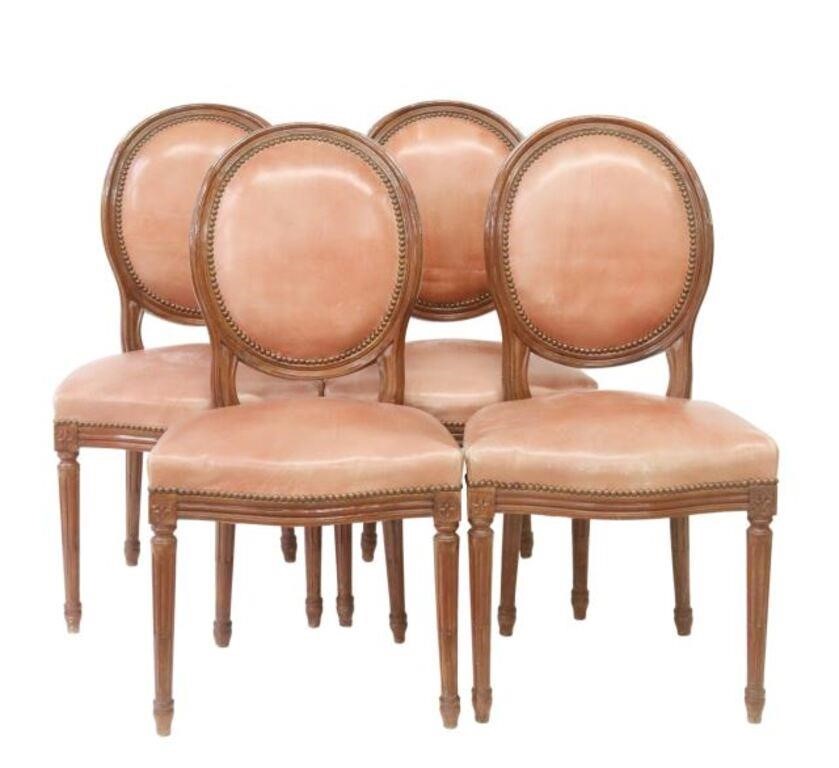 (4) FRENCH LOUIS XVI STYLE OVAL