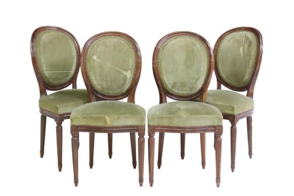 (4) FRENCH LOUIS XVI STYLE OVAL