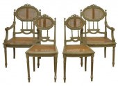 (4) FRENCH LOUIS XVI STYLE CAN