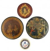 4) FRENCH PAPIER-MACHE SNUFF B