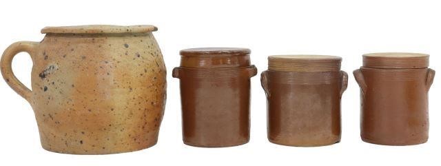 (4) FRENCH PROVINCIAL STONEWARE