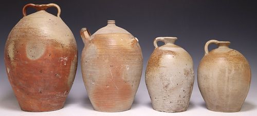 (4) FRENCH PROVINCIAL STONEWARE OIL
