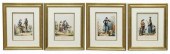 (4) FRENCH PYRENEES LITHOGRAPH