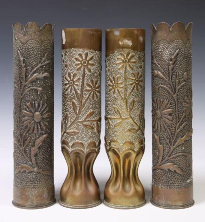 4) FRENCH WWI-ERA TRENCH ART