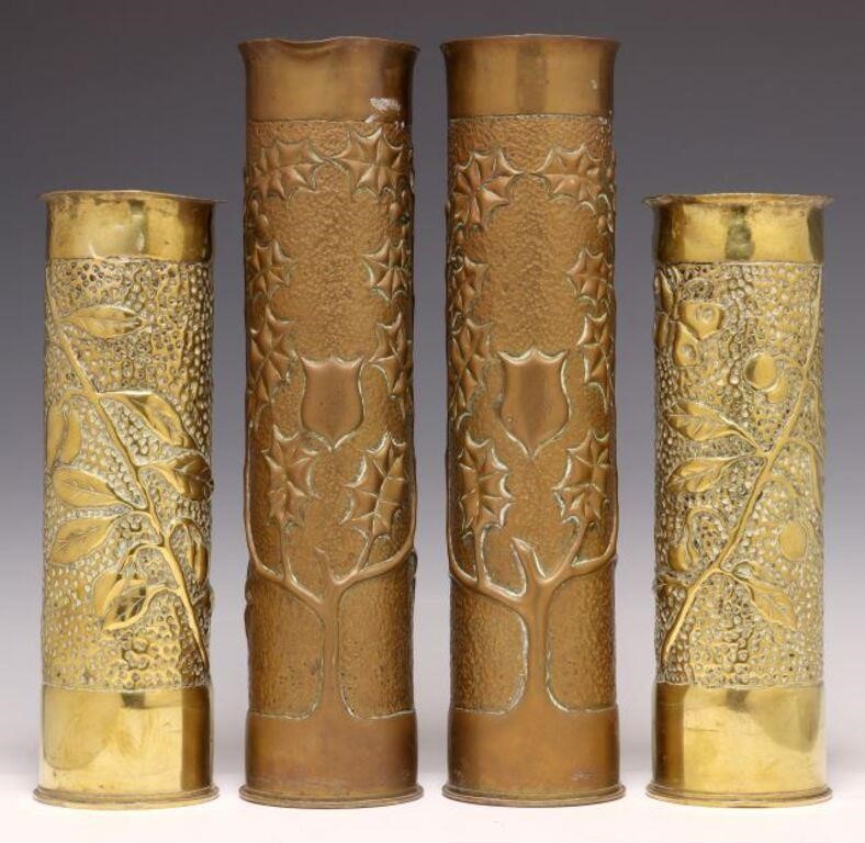 4) FRENCH WWI-ERA TRENCH ART