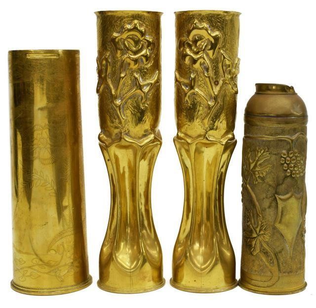 4) FRENCH WWI-ERA TRENCH ART