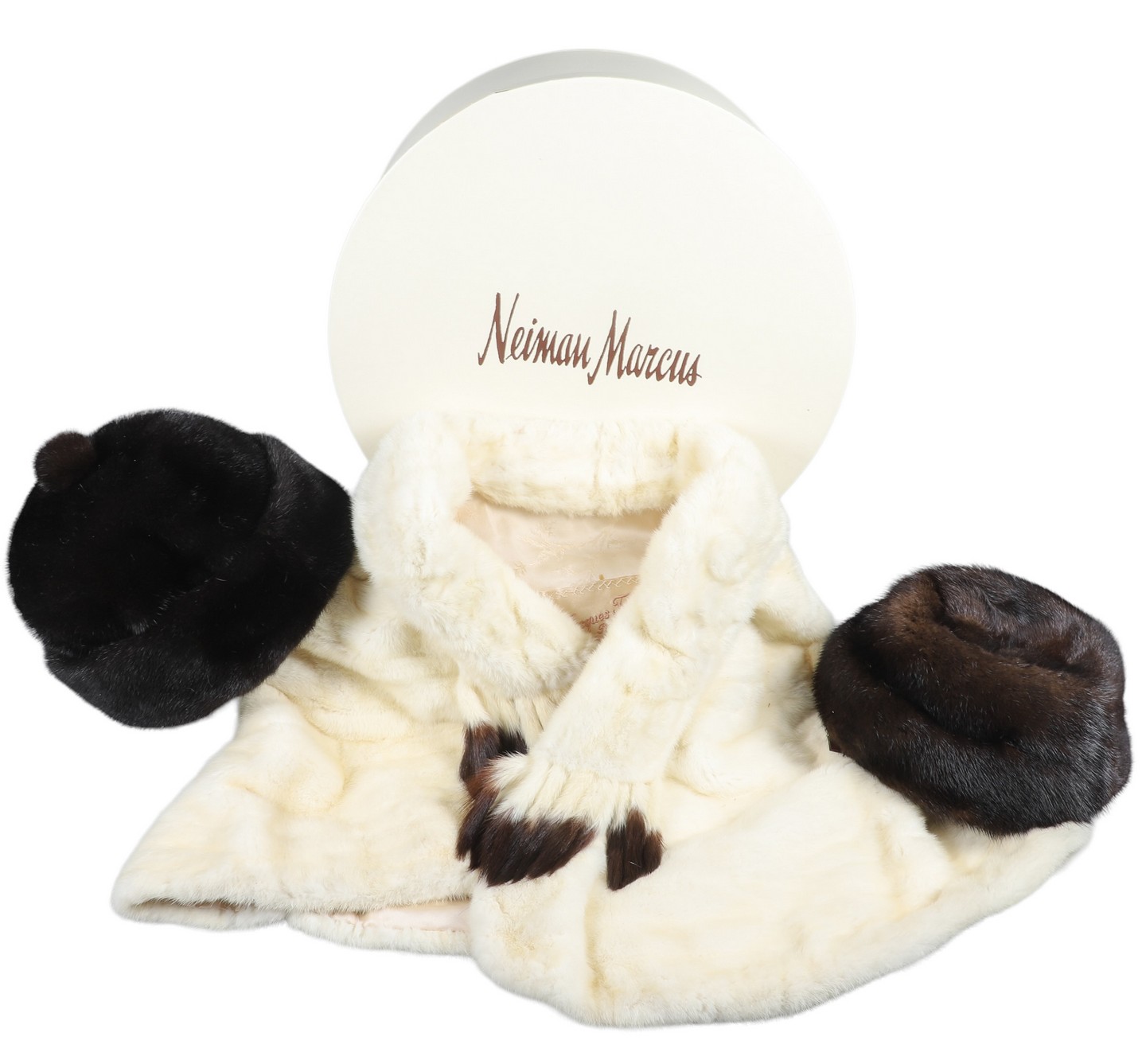 (4) Fur hats and stole to include