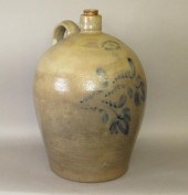 4 GALLON COBALT DECORATED STON