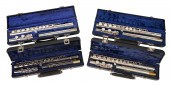 (4) Gemeinhardt flutes, c/o M2