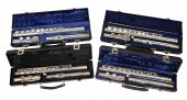 (4) Gemeinhardt flutes, c/o M2