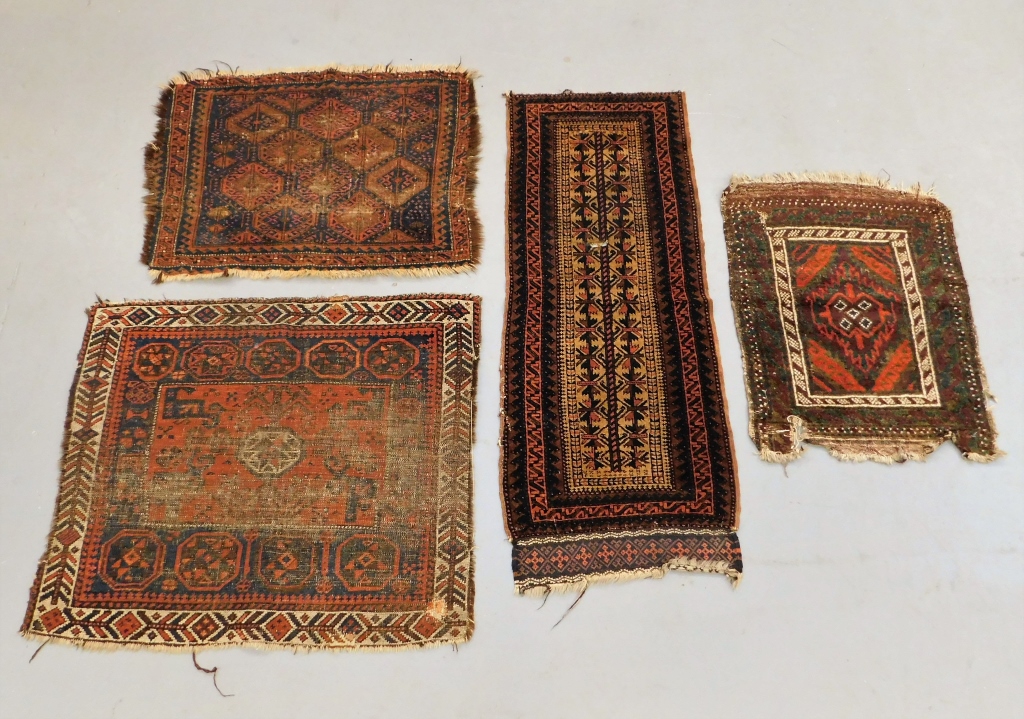 4 GEOMETRIC BALUCHI RUGS Middle