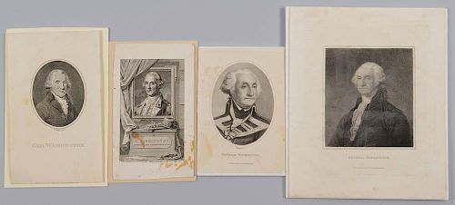 4 GEORGE WASHINGTON ENGRAVED