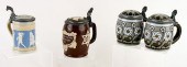 4 GERMAN METTLACH VILLEROY & B
