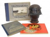 (4) GERMAN WWII HELMET, PRE WA