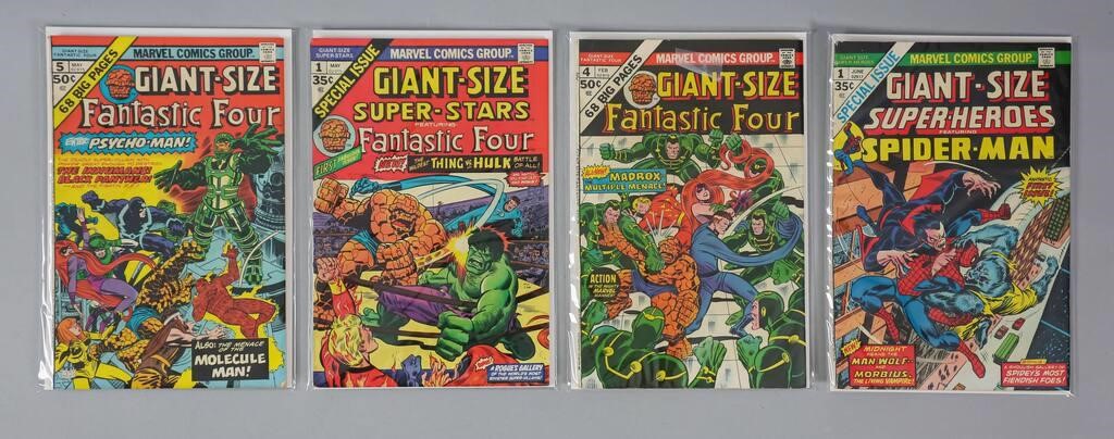 4 GIANT-SIZE MARVEL BRONZE AGE