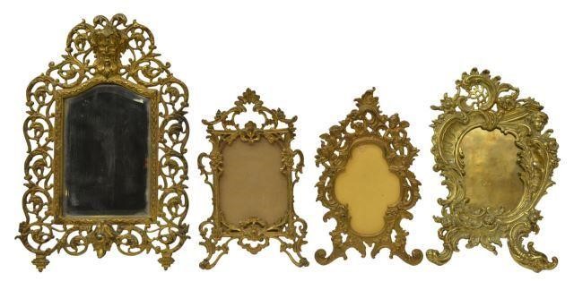 (4) GILT IRON & BRONZE PICTURE