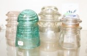 (4) Glass insulators, includin