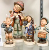 (4) Goebel Hummel figurines, a