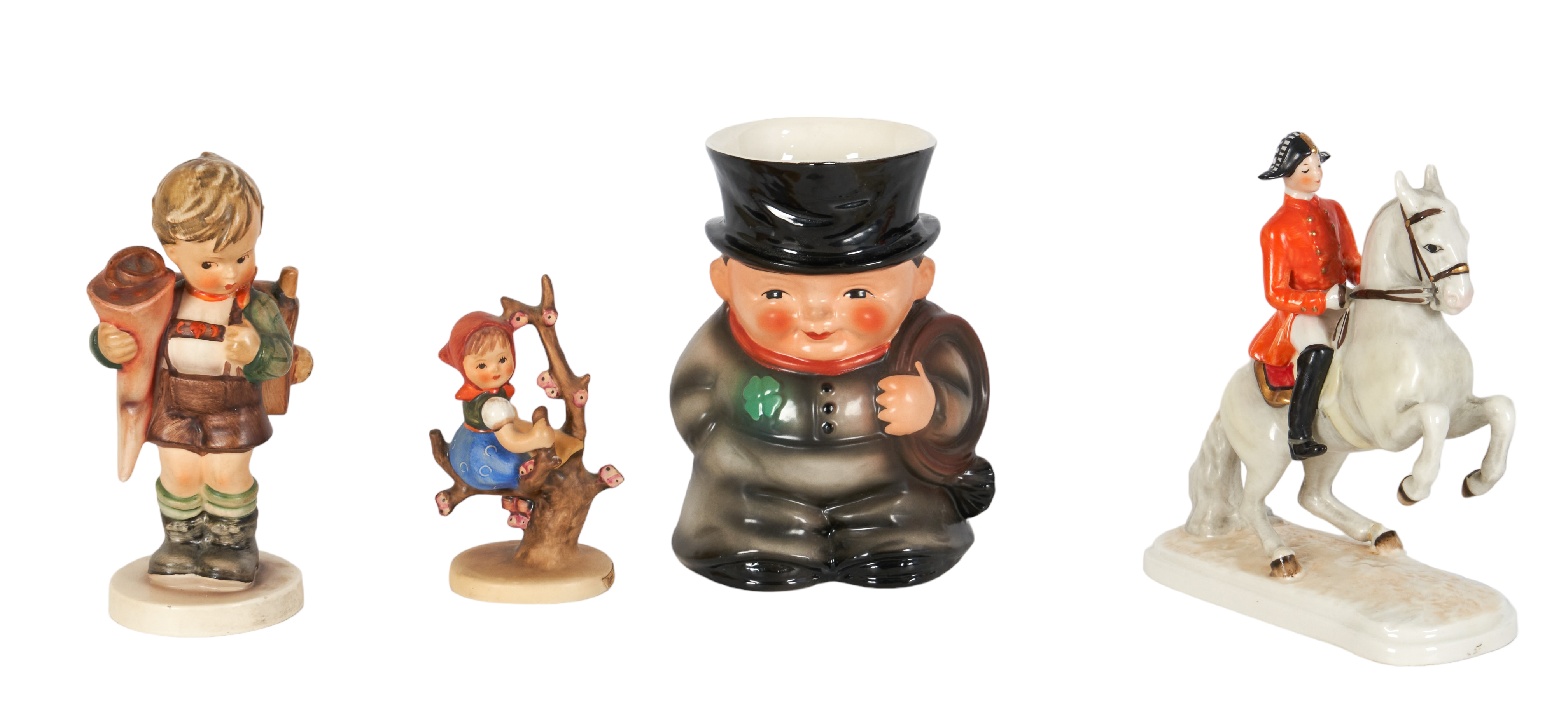 (4) Goebel porcelain figurines, c/o
