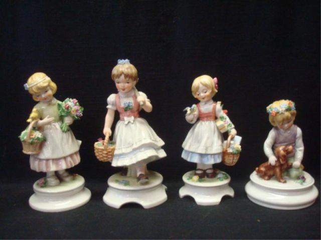 4 Goebel Porcelain Figurines.