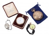 (4) Gold filled pocket watches