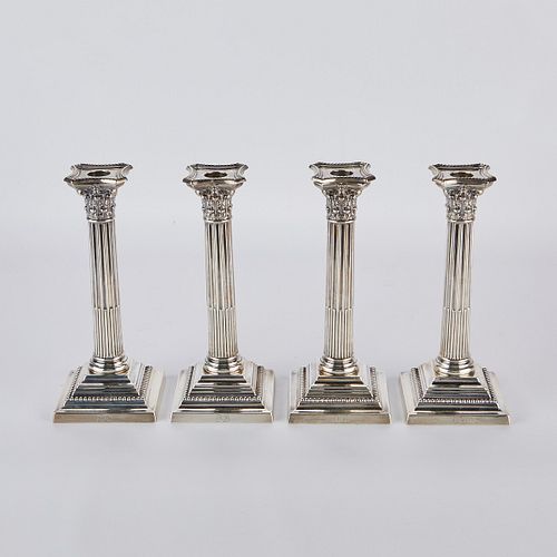 4 GORHAM STERLING SILVER COLUMN