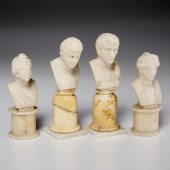 (4) GRAND TOUR MINIATURE ALABA