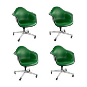 (4) GREEN EAMES FOR HERMAN MIL