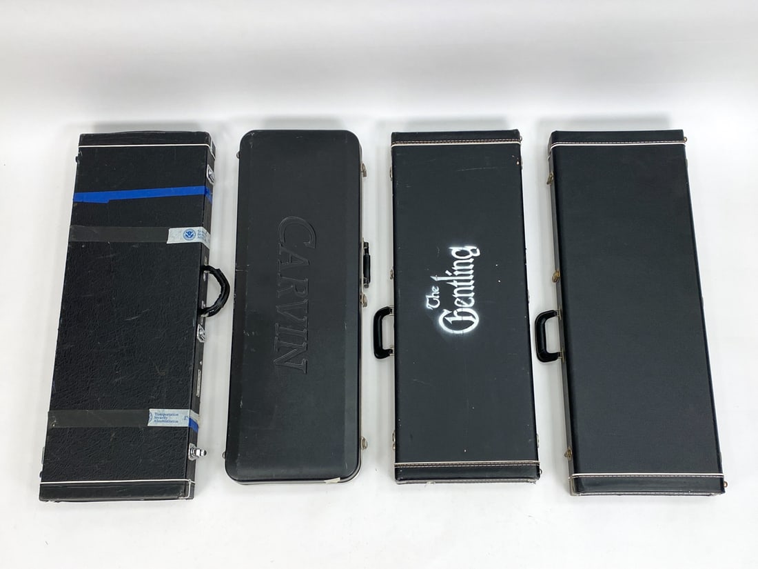 (4) GUITAR HARDCASESIncluding