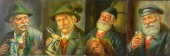 (4) H. Schumann Oil Paintings