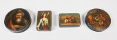 4 HAND PAINTED LACQUER BOXES4