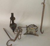 4 HAND WROUGHT LIGHTING RELATE
