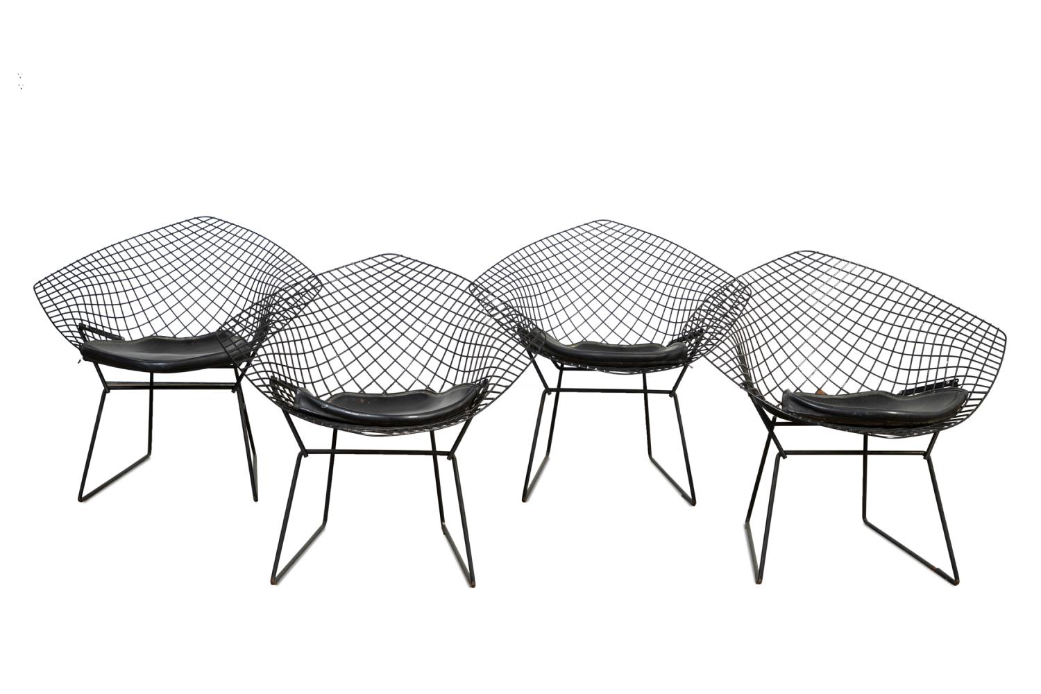 4 HARRY BERTOIA FOR KNOLL BLACK