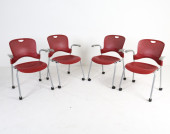 (4) HERMAN MILLER 'CAPER' ARMC
